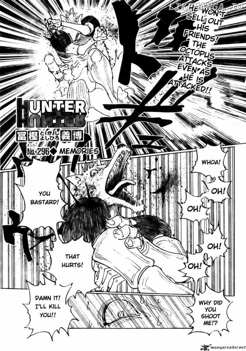 Hunter x Hunter, Chapter 296 image 01